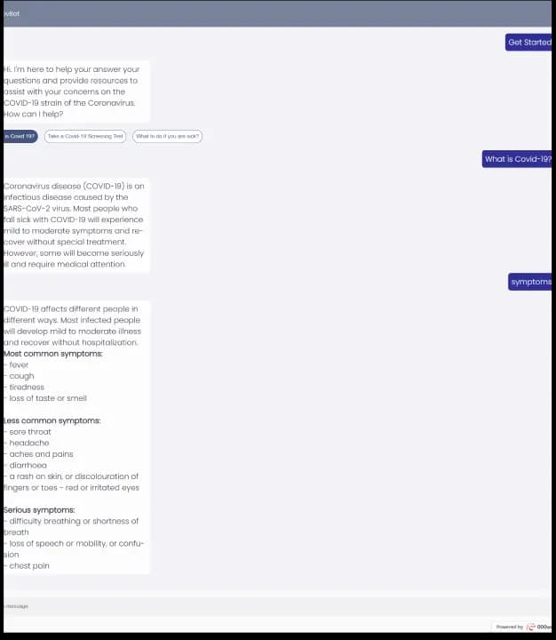 Covid 19 Chatbot